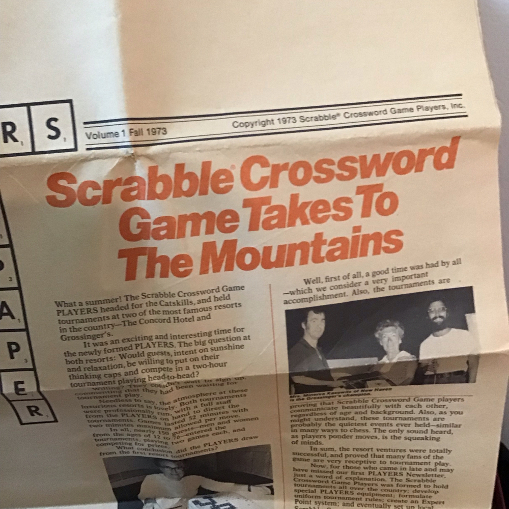 VINTAGE SCRABBLE CROSSWORD GAME BOARD GAME 1973 SELCHOW AND RIGHTER - Picture 5 of 7